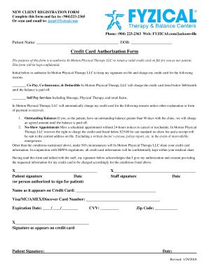 New Client Registration Form