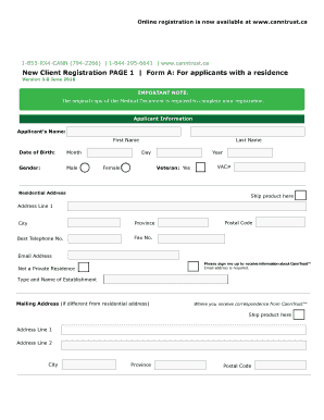 CannTrust New Client Registration Form