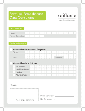 Consultant Information Update Form