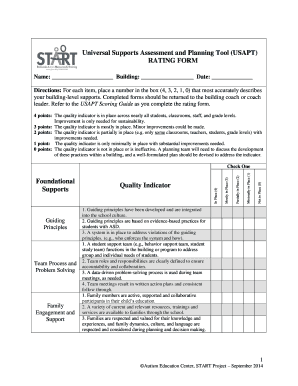 USAPT Rating Form