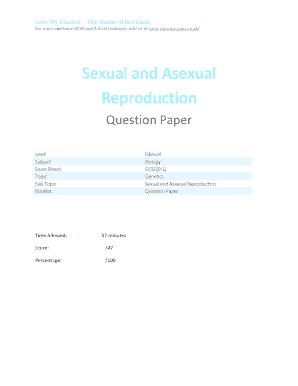 GCSE Biology Question Paper