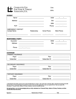 Patient Registration Form