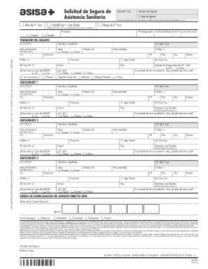 Solicitud de Seguro de Tipo de Póliza
