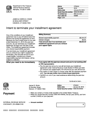 IRS Notice CP523H