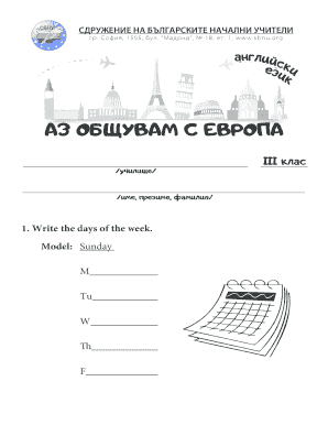 Bulgarian Teachers Union English Worksheet