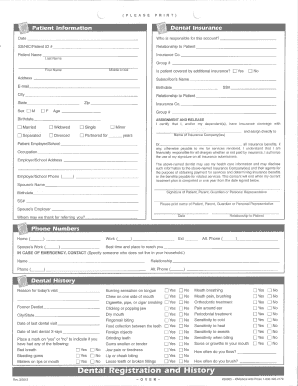 Pain Contract Disclosure Form