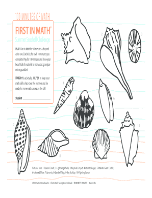 100 Minutes of Math Summer Challenge