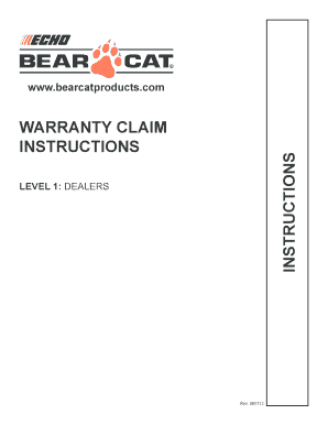 Warranty Claim Form
