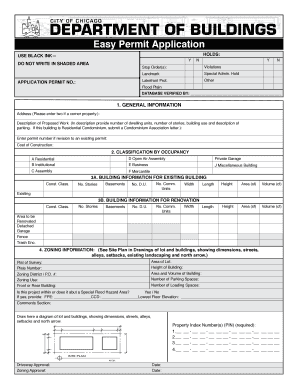 Chicago Building Permit Application