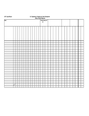 2017 Leave Record Form