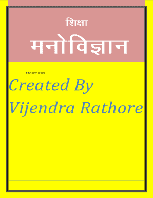 psychology notes pdf in hindi psychology notes pdf in hindi