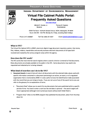 Fillable Online In Virtual File Cabinet Public Portal Frequently