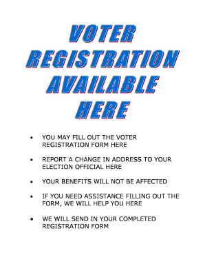 Voter Registration poster - dss mo