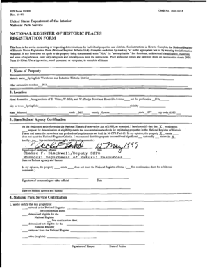 National Register of Historic Places Registration Form