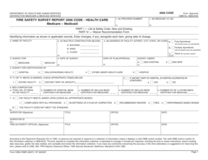 Fire Safety Survey Report Form