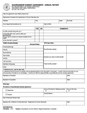 Guardianship in ny - guardianship agreement form