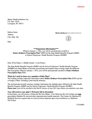 Medco med D pre-notification letter - nj