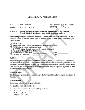 Nevada Medicaid Provider Agreement