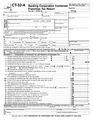 New York State Franchise Tax Return