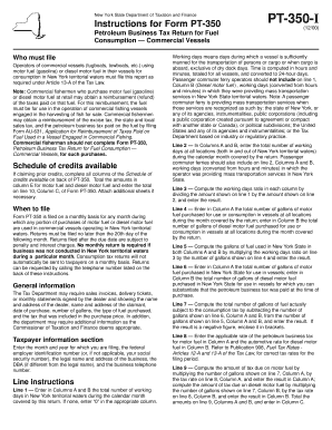 New York State Petroleum Business Tax Return