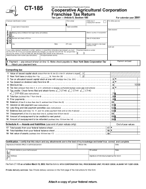 IRS Form CT-185