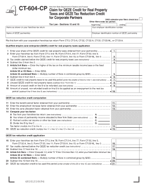 New York QEZE Credit Application Form