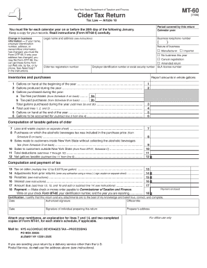 ny cider tax return mt 60 form