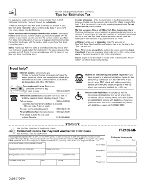 New York State Estimated Income Tax Voucher