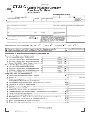 New York State CT-33-C Form