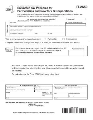 New York IT-2659 Form