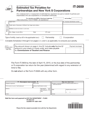 New York IT-2659 Form