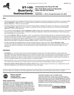 irs forms for st 100