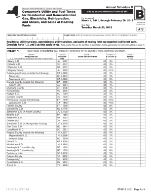 Form ST101.3 - tax ny