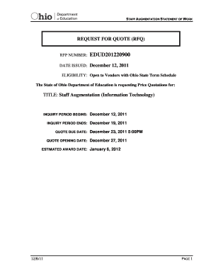 Examples of proposals for projects - Project Charter Template - State Procurement - State of Ohio - procure ohio