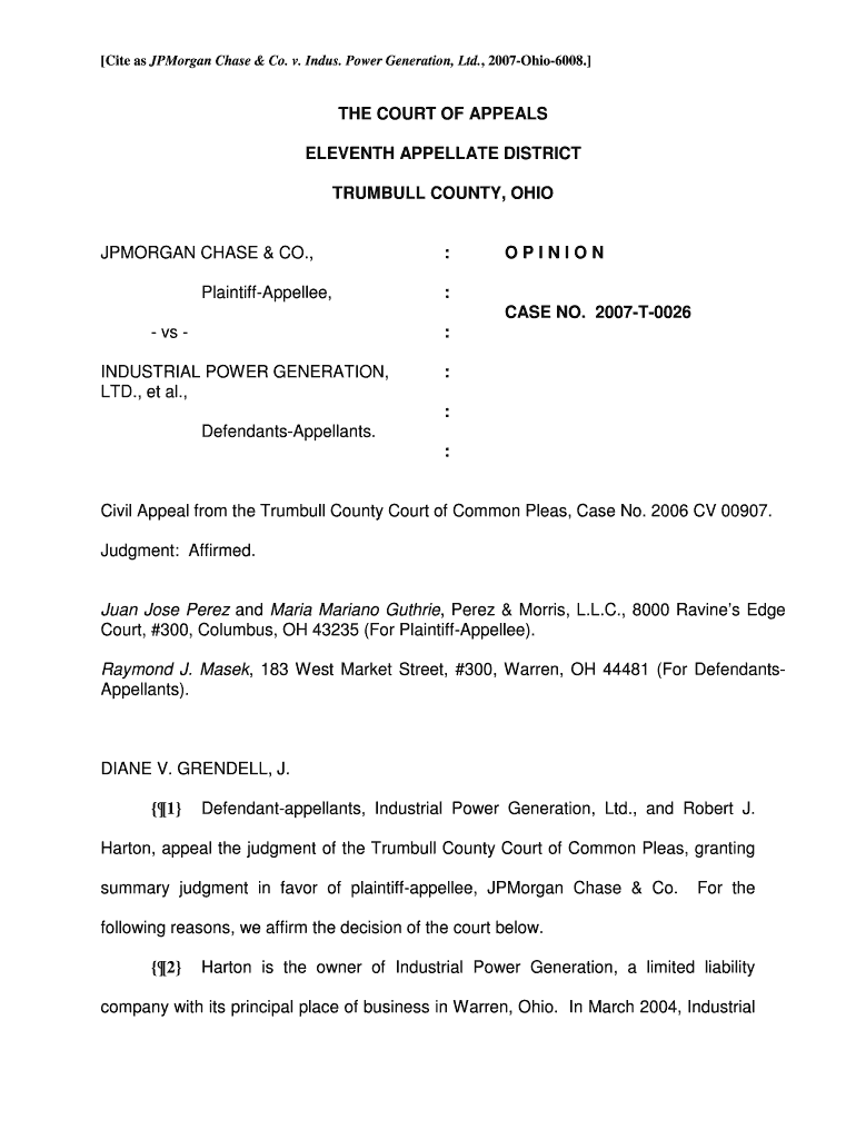 Cite as JPMorgan Chase and Co Preview on Page 1