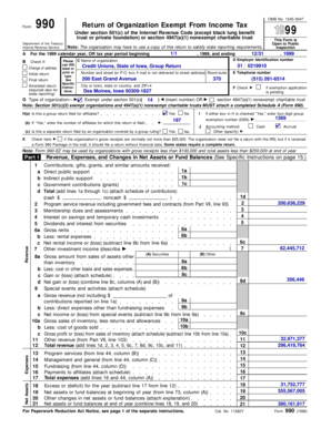 Form 990 Return of Organization Exempt From Income Tax