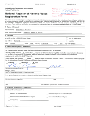 National Register of Historic Places Registration Form