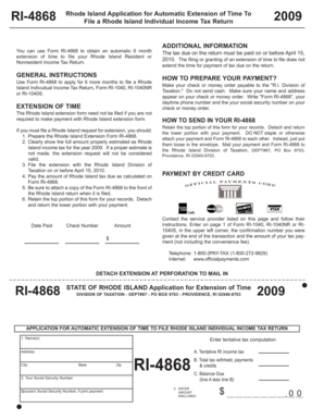 Rhode Island Form RI-4868