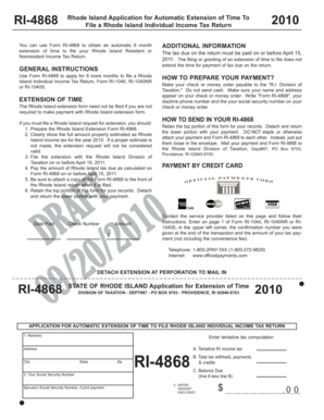 Rhode Island Form RI-4868