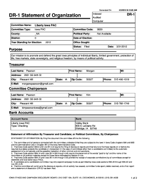 Number templates 1 20 - liberty iowa pac filing form