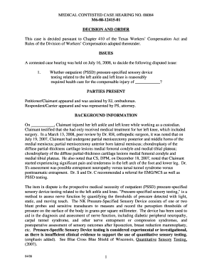 Standard D&O Format - tdi texas