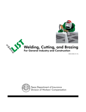 Welding Cutting and Brazing Checklist