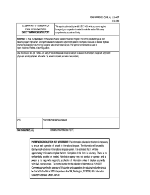 FAA Safety Improvement Report