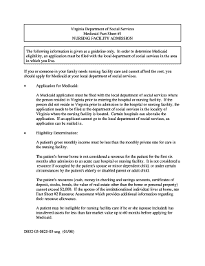 Fillable Online dmas virginia Medicaid Fact Sheet #1 Fax Email Print ...