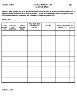 VDSS Model Form-ALF - dss virginia