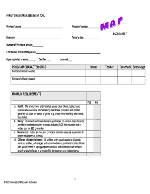 Family Child Care Assessment Tool