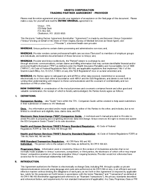 West Virginia Medicaid Provider Trading Partner Agreement
