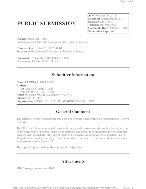 Summary of Benefits and Coverage and Uniform Glossary