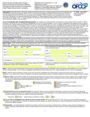 Plainte de discrimination dans l'emploi