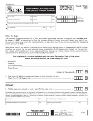 Louisiana Citizens Property Insurance Refund Form